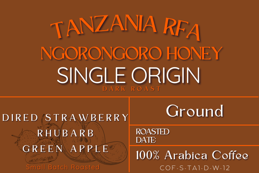 Tanzani RFA Ngorongoro Honey