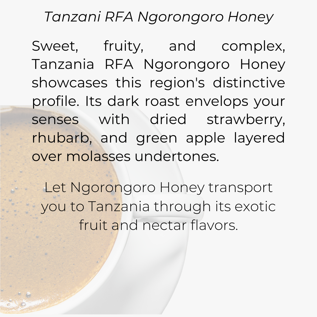 Tanzani RFA Ngorongoro Honey