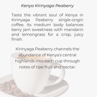 Kenya Kirinyaga Peaberry