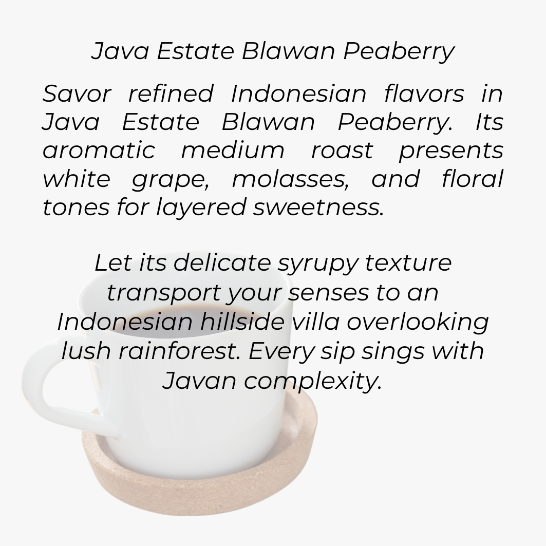 Java Estate Blawan Peaberry